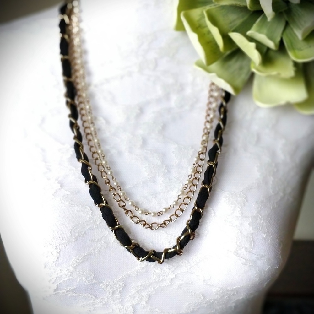 Charlotte Russe Layered Chain Necklace